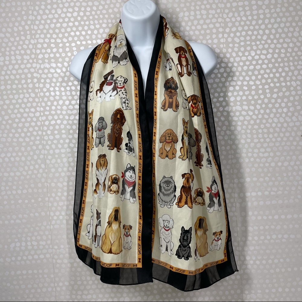 Woof Woof Scarf Possibly Basha, Tags are removed
